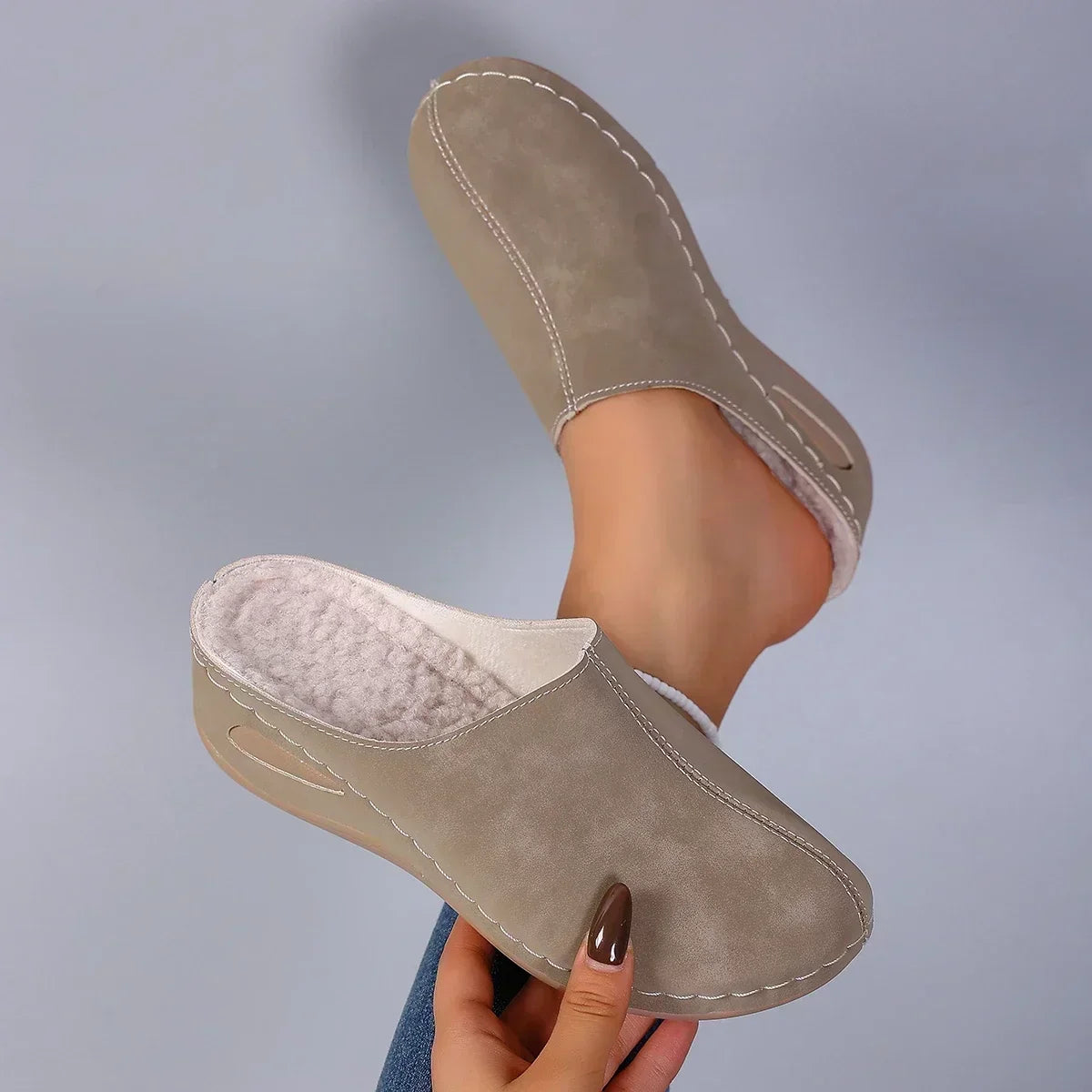 Veronika™ | Teplé ortopedické pantofle pro každodenní pohodlí