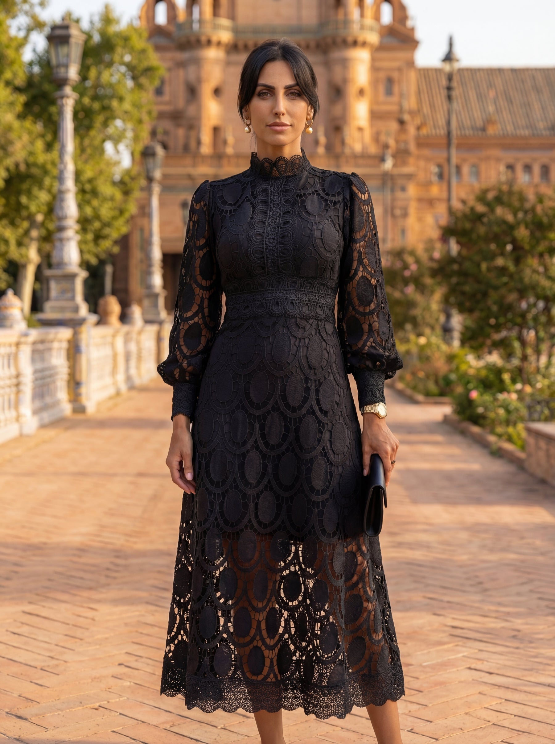 Carmona | Elegant Silk-Feel Dress
