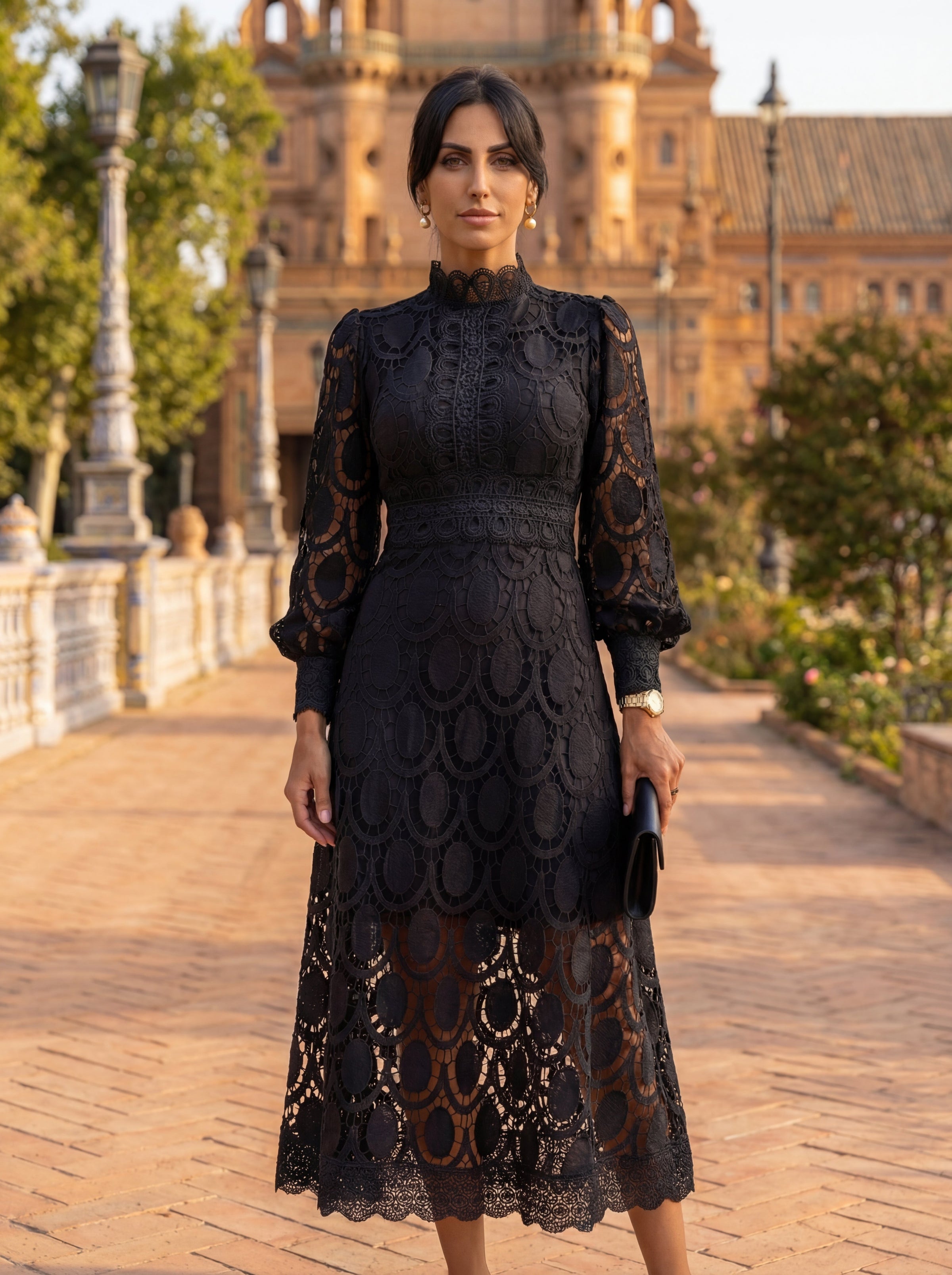 Carmona | Elegant Silk-Feel Dress