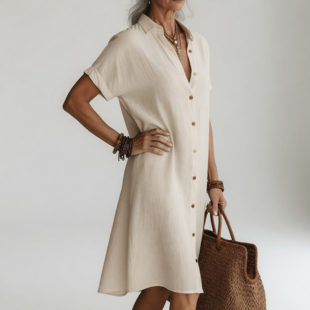Évanélie™ | Effortless Shirt Dress