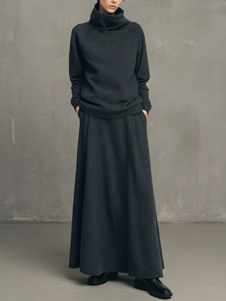 Nadine | Two-Piece Top & Flared Skirt Set