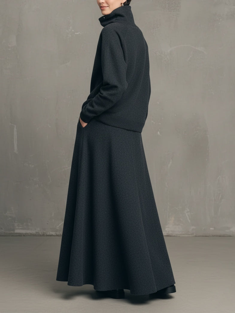 Nadine | Two-Piece Top & Flared Skirt Set