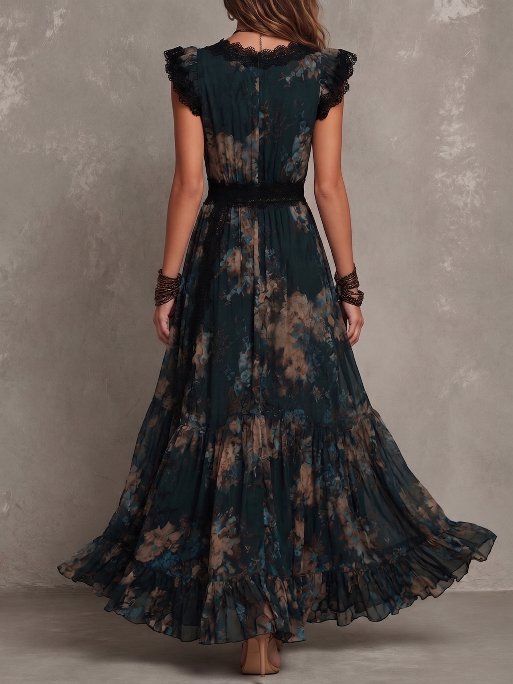 Rosalind | Floral Tiered Maxi Dress