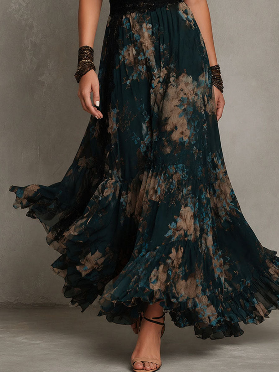 Rosalind | Floral Tiered Maxi Dress