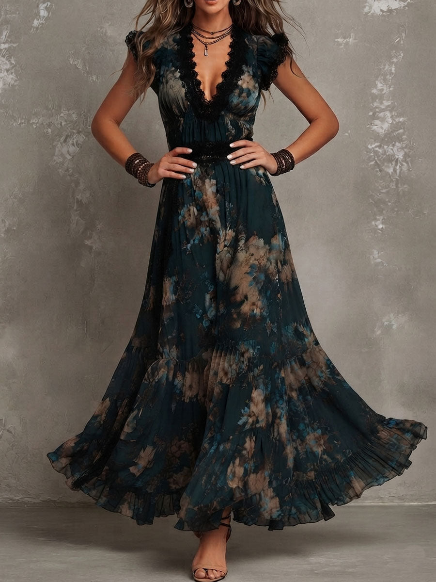 Rosalind | Floral Tiered Maxi Dress