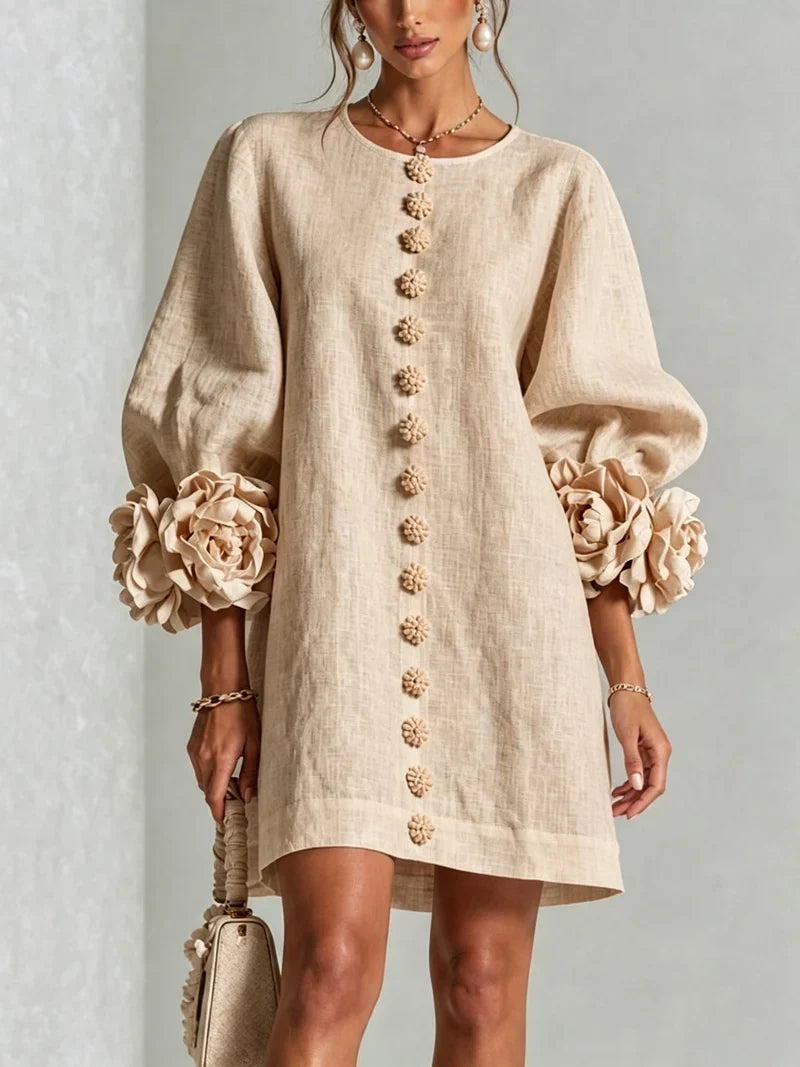 Dena | Floral Print Short Dress