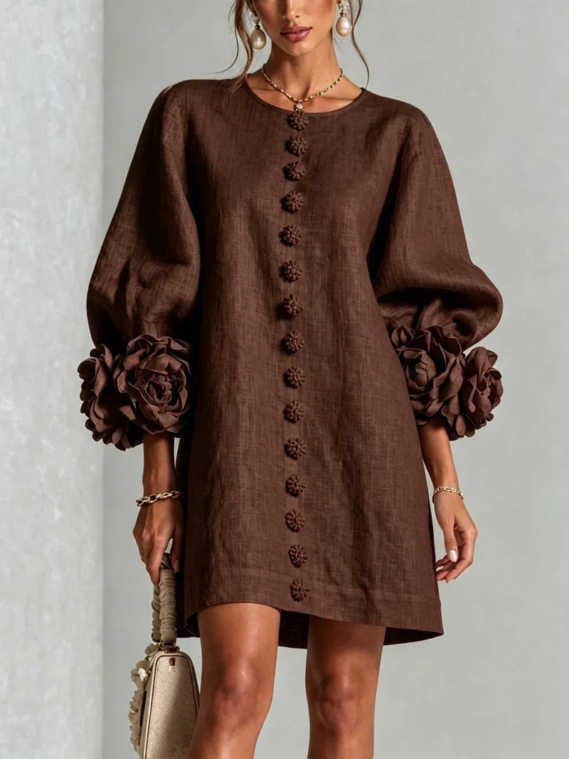 Dena | Floral Print Short Dress