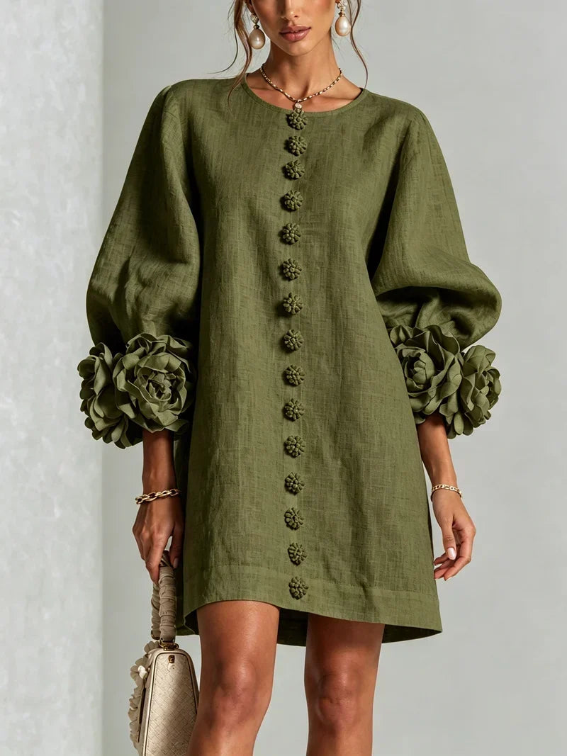 Dena | Floral Print Short Dress