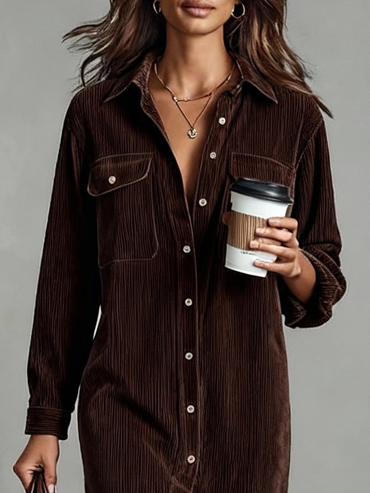 Lotte | Relaxed Fit Corduroy Dress