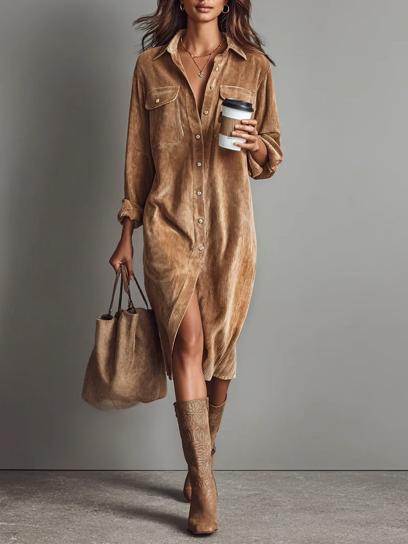 Lotte | Relaxed Fit Corduroy Dress