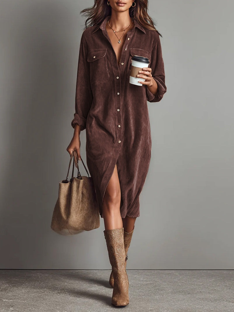 Lotte | Relaxed Fit Corduroy Dress