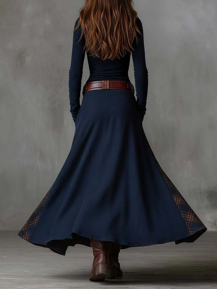 Helena Ivy | Suede Maxi Dress