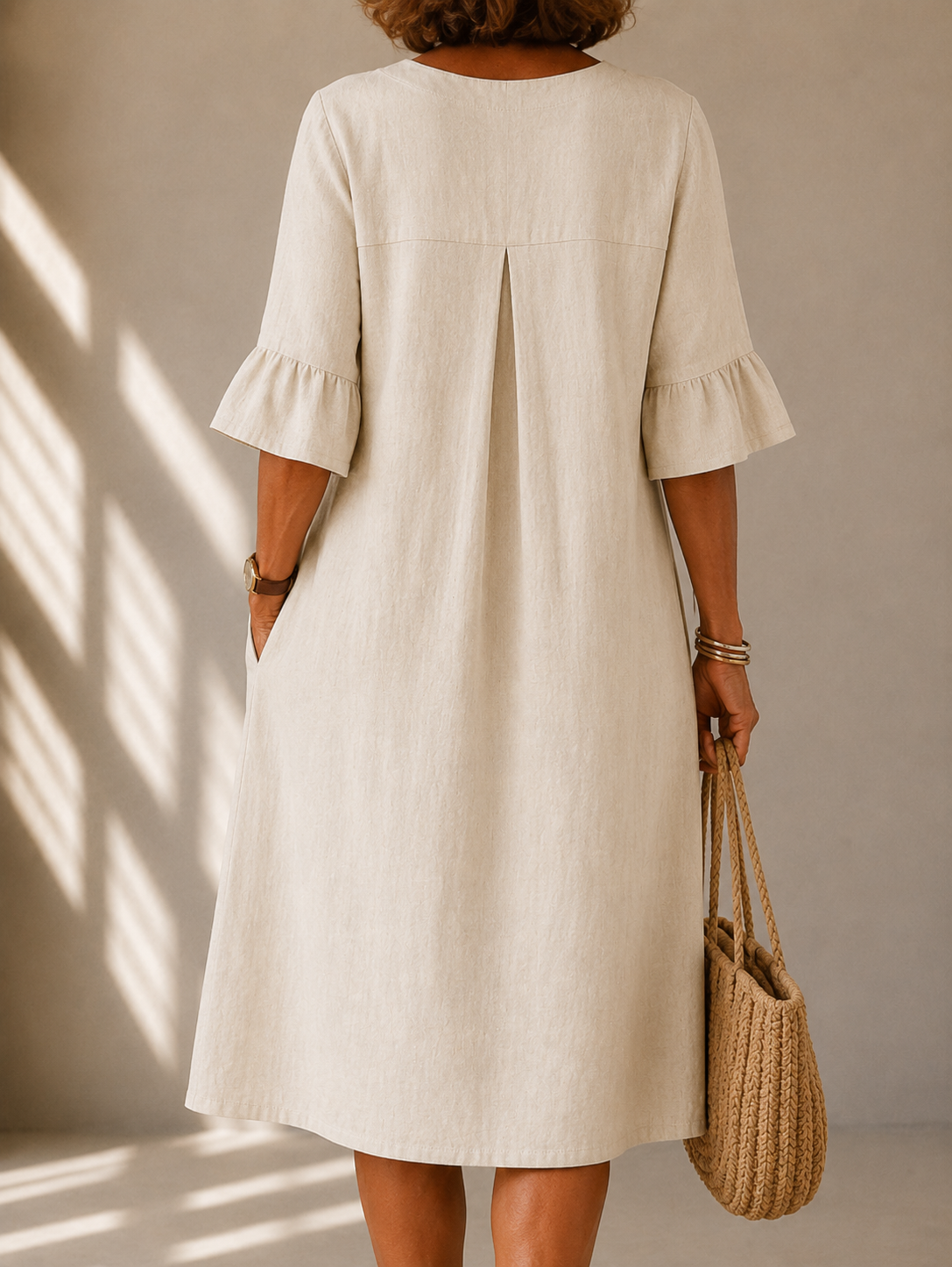 Eleanor™ | Button-Front Cotton Dress