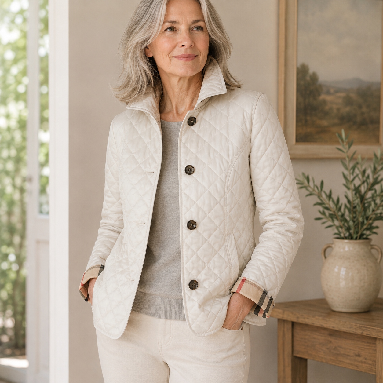 Chloé | Quilted Mid-Season Jacket