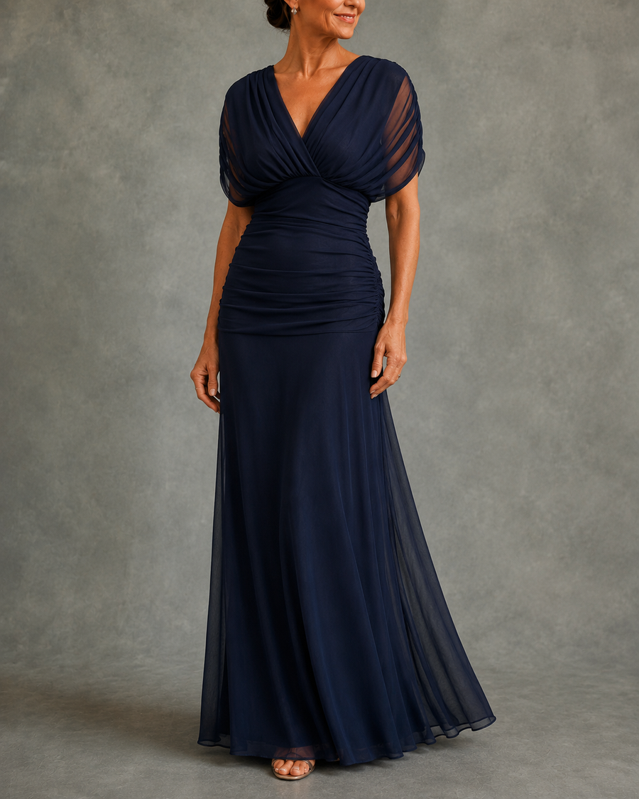 Avery™ | Elegant Blue Dress