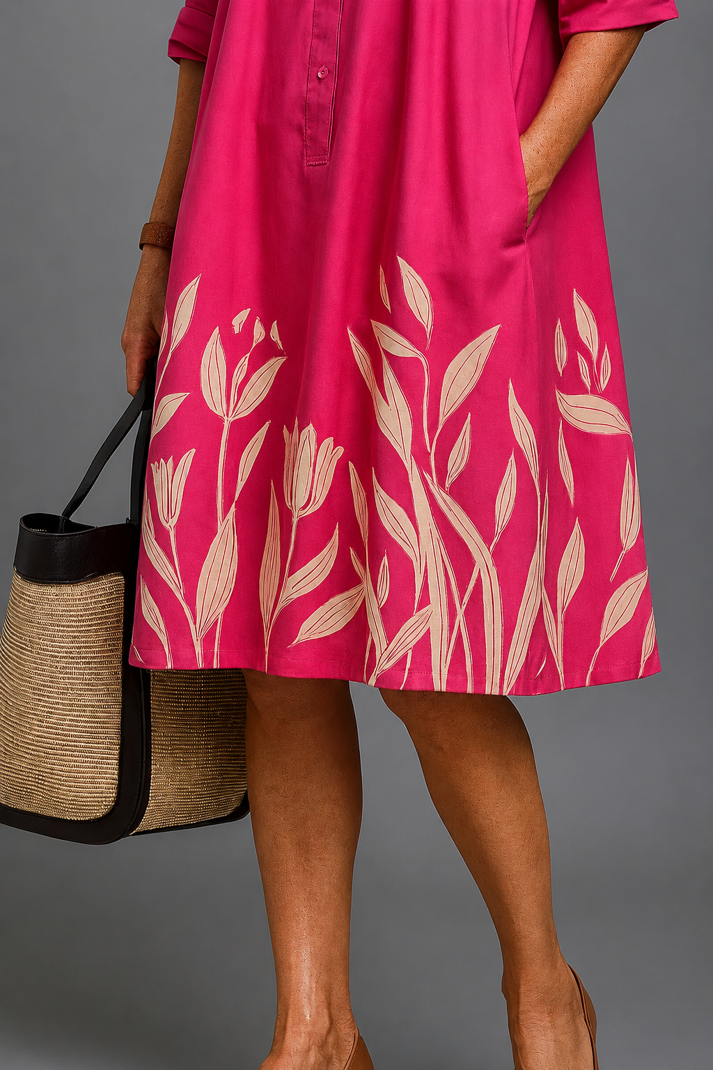 Annmarie | Comfortable Flowing Midi Dress