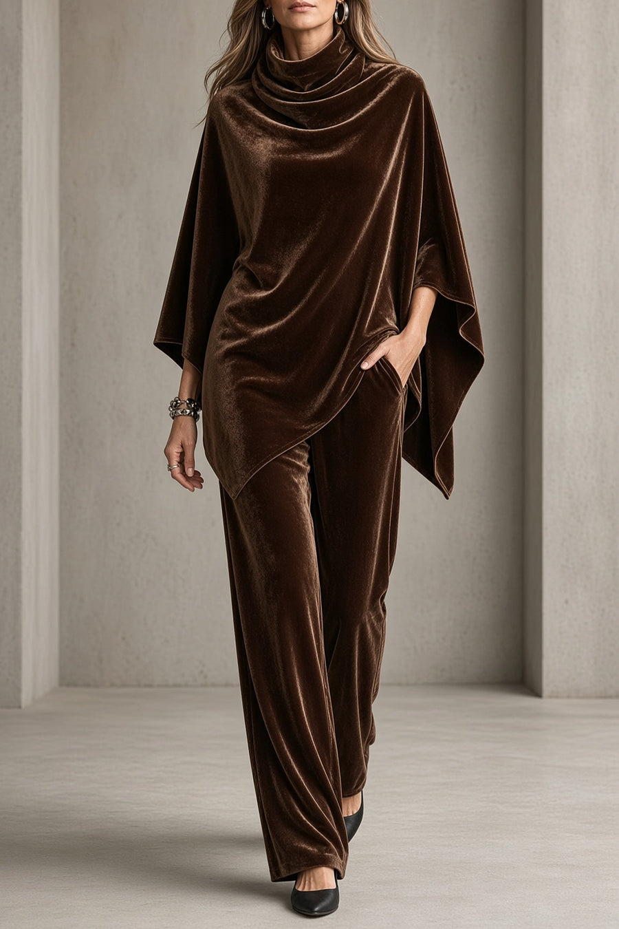 Monella | Draped Two-Piece Set