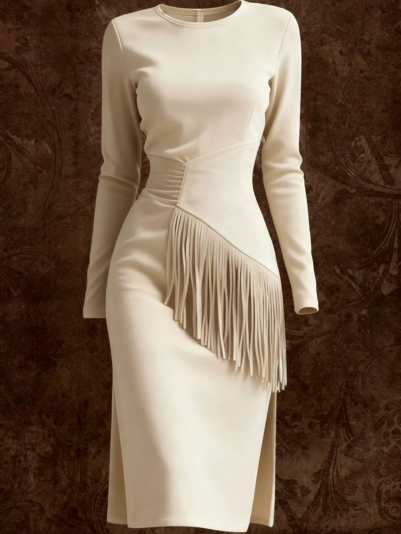 Wren | Fringe Statement Midi Dress