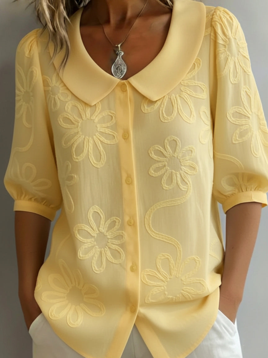 Aurélie | Floral Flowing Blouse