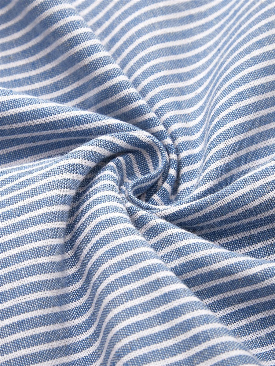 Julia™ | Classic Striped Midi Dress