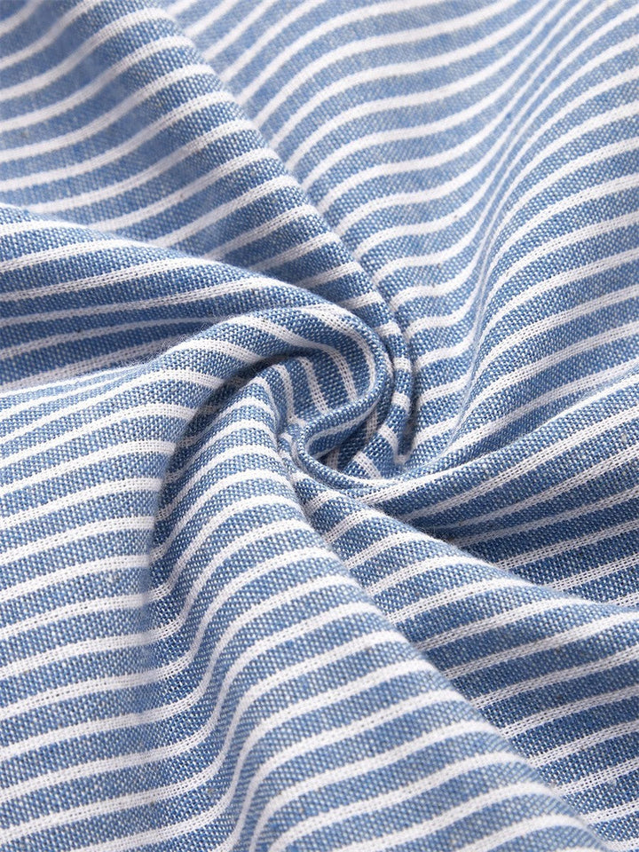 Julia™ | Classic Striped Midi Dress