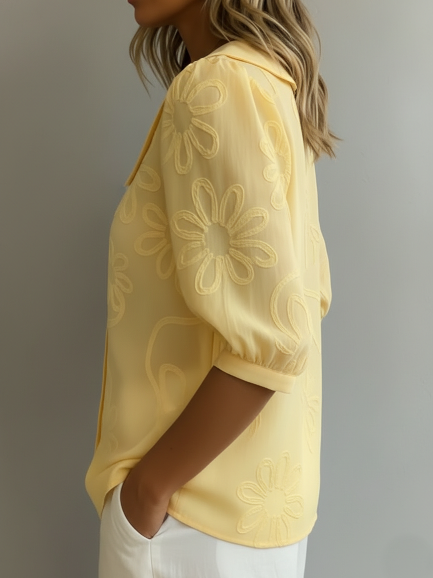 Aurélie | Floral Flowing Blouse