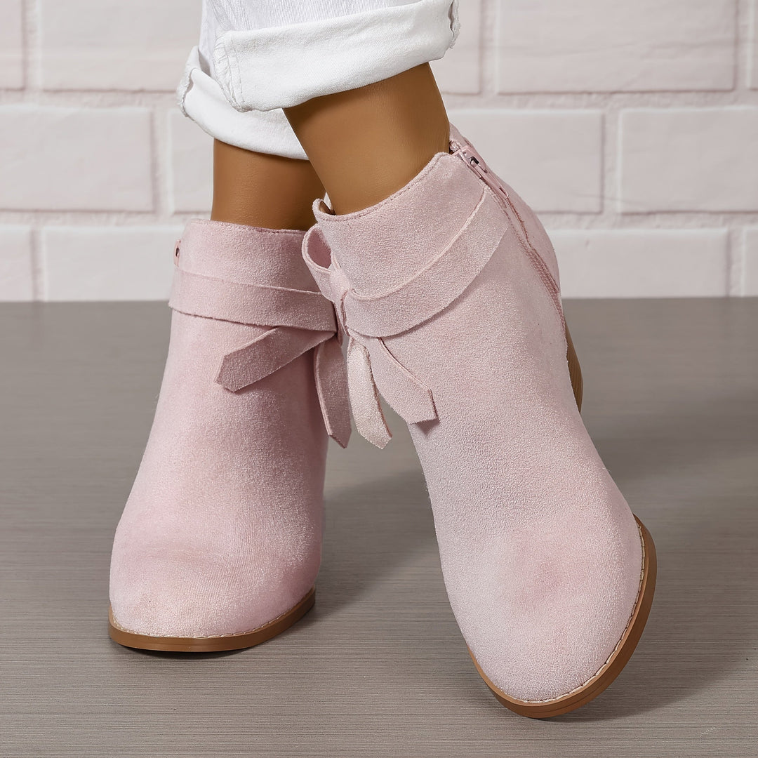 Léa | Elegant Ankle Boots with Stable Heel