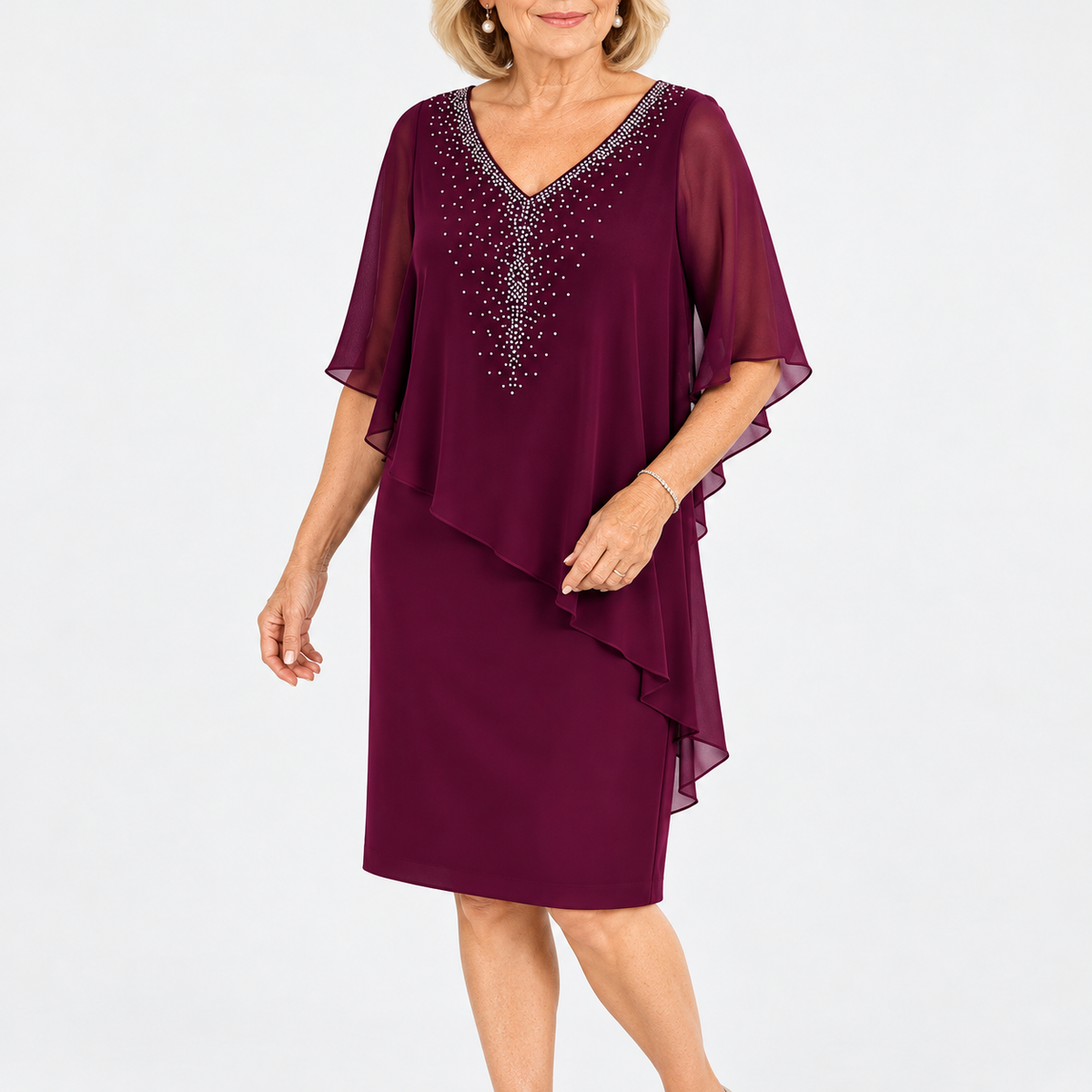 Josie | Elegant Draped Dress