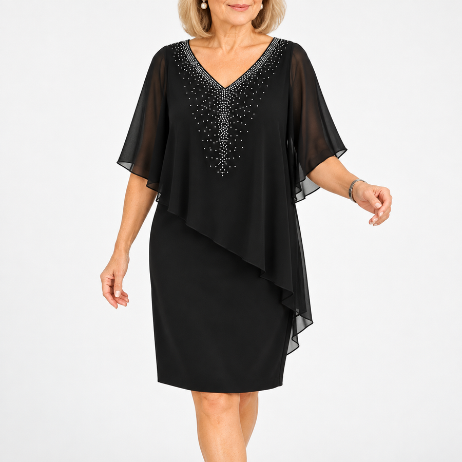 Josie | Elegant Draped Dress