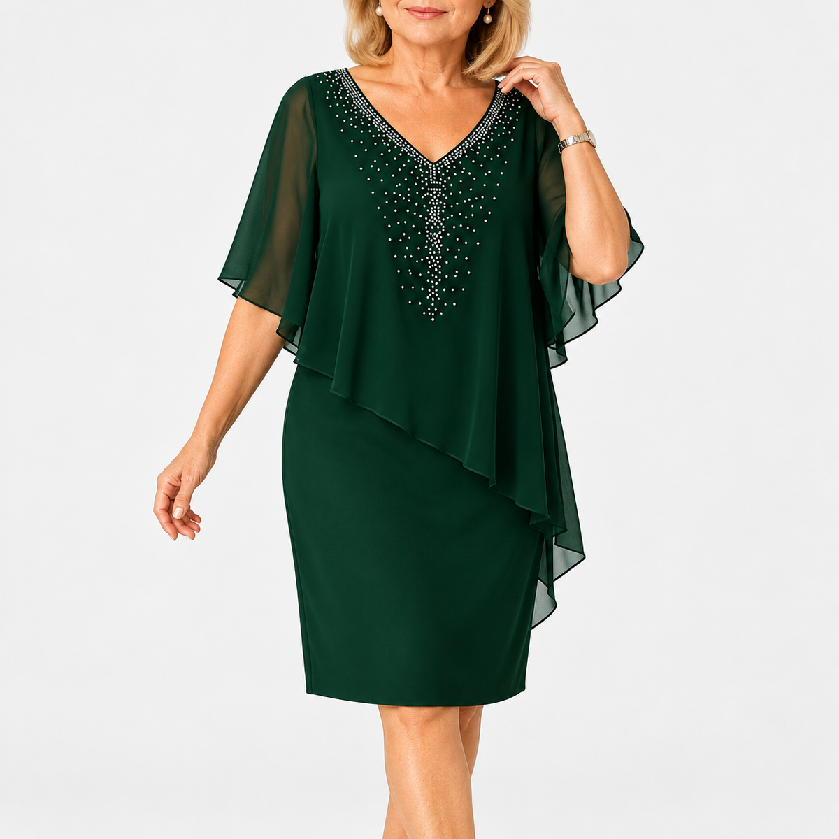 Josie | Elegant Draped Dress