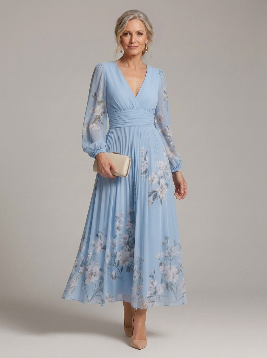 Prescela | Floral Midi Dress