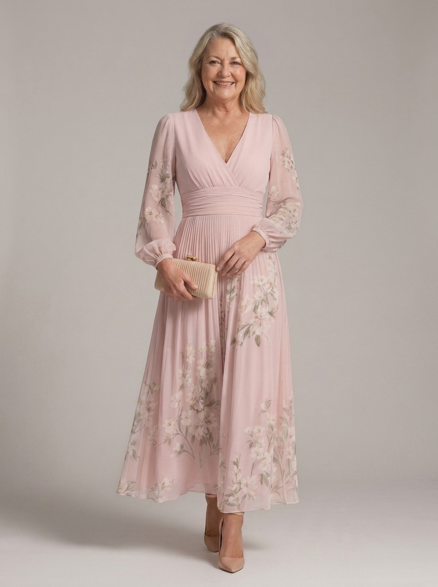 Prescela | Floral Midi Dress