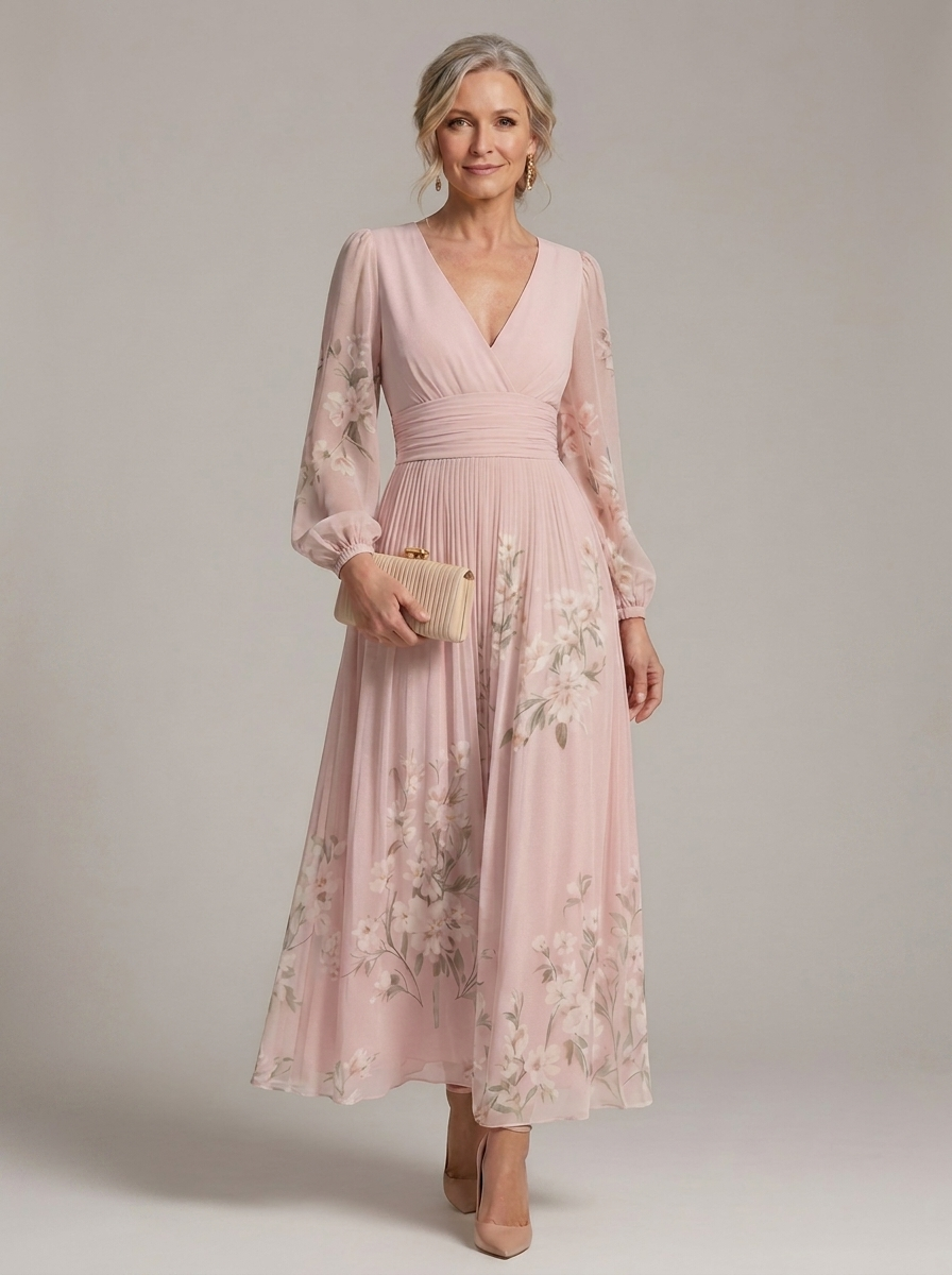 Prescela | Floral Midi Dress