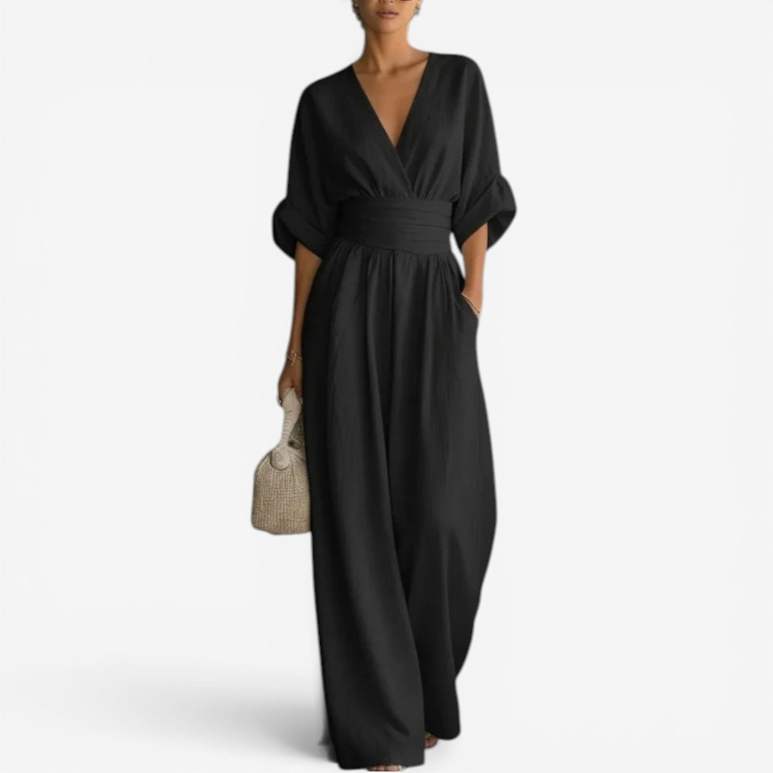 Cheska™ | Elegant Wide-Leg Jumpsuit