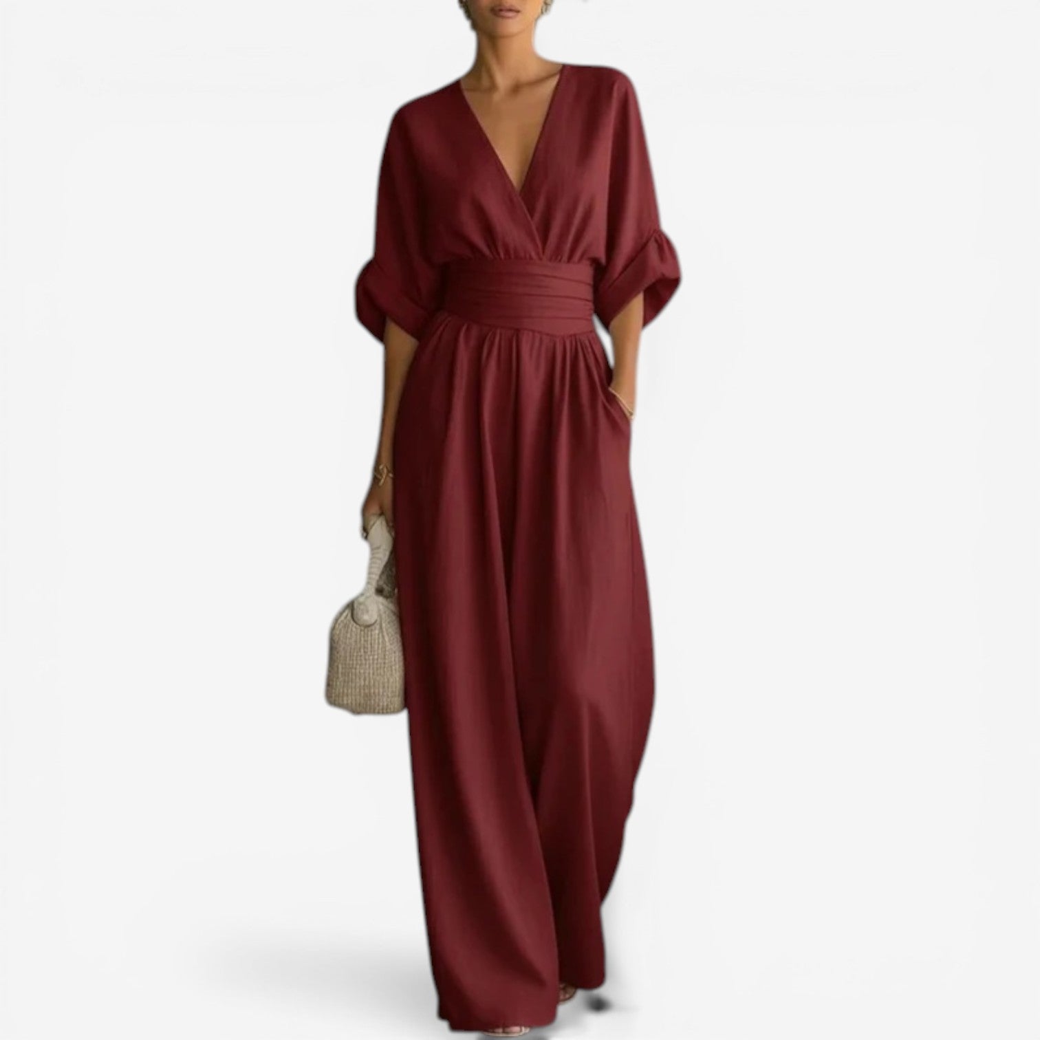 Cheska™ | Elegant Wide-Leg Jumpsuit