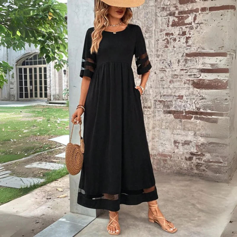 Marcelle™ | Elegant Flowing Maxi Dress
