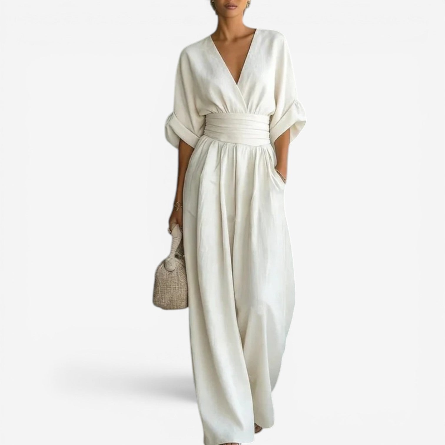 Cheska™ | Elegant Wide-Leg Jumpsuit