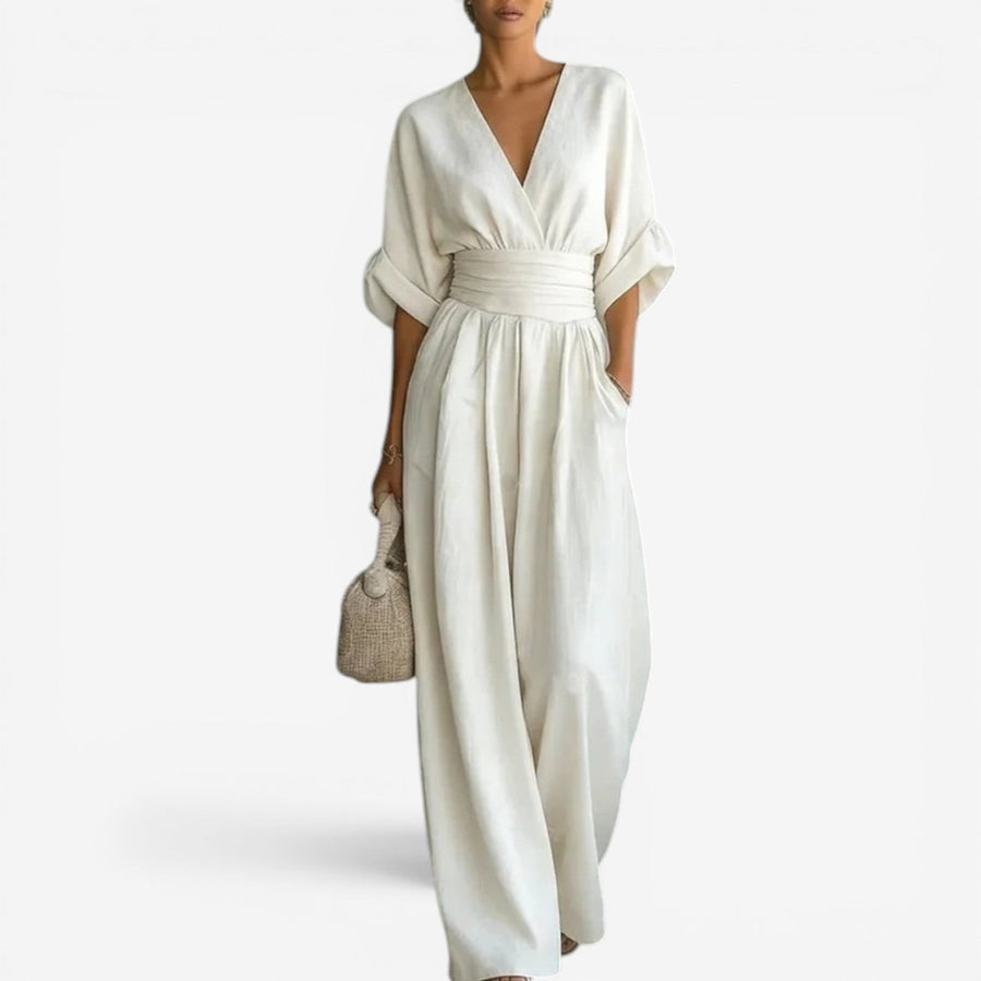 Cheska™ | Elegant Wide-Leg Jumpsuit