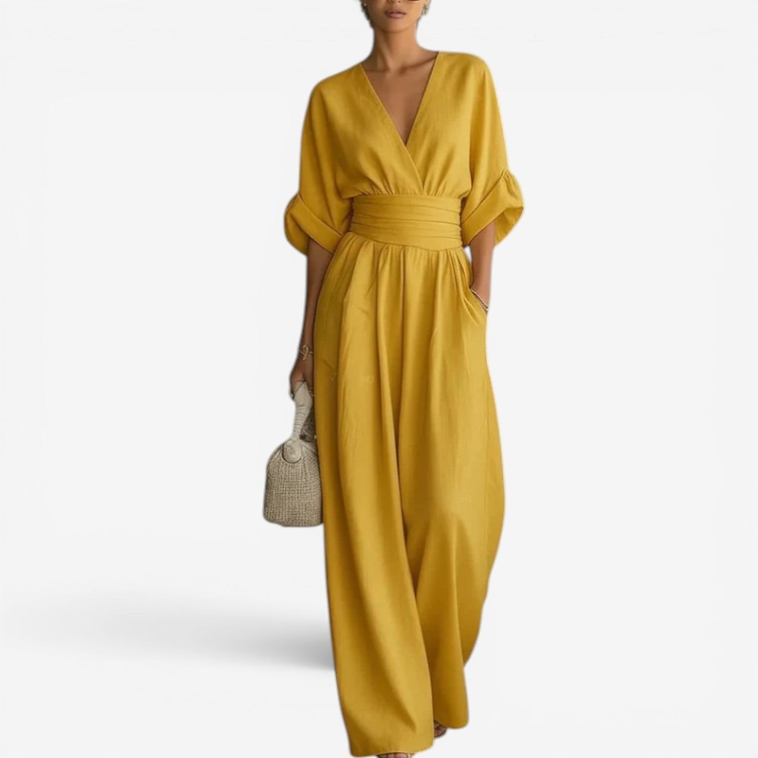 Cheska™ | Elegant Wide-Leg Jumpsuit