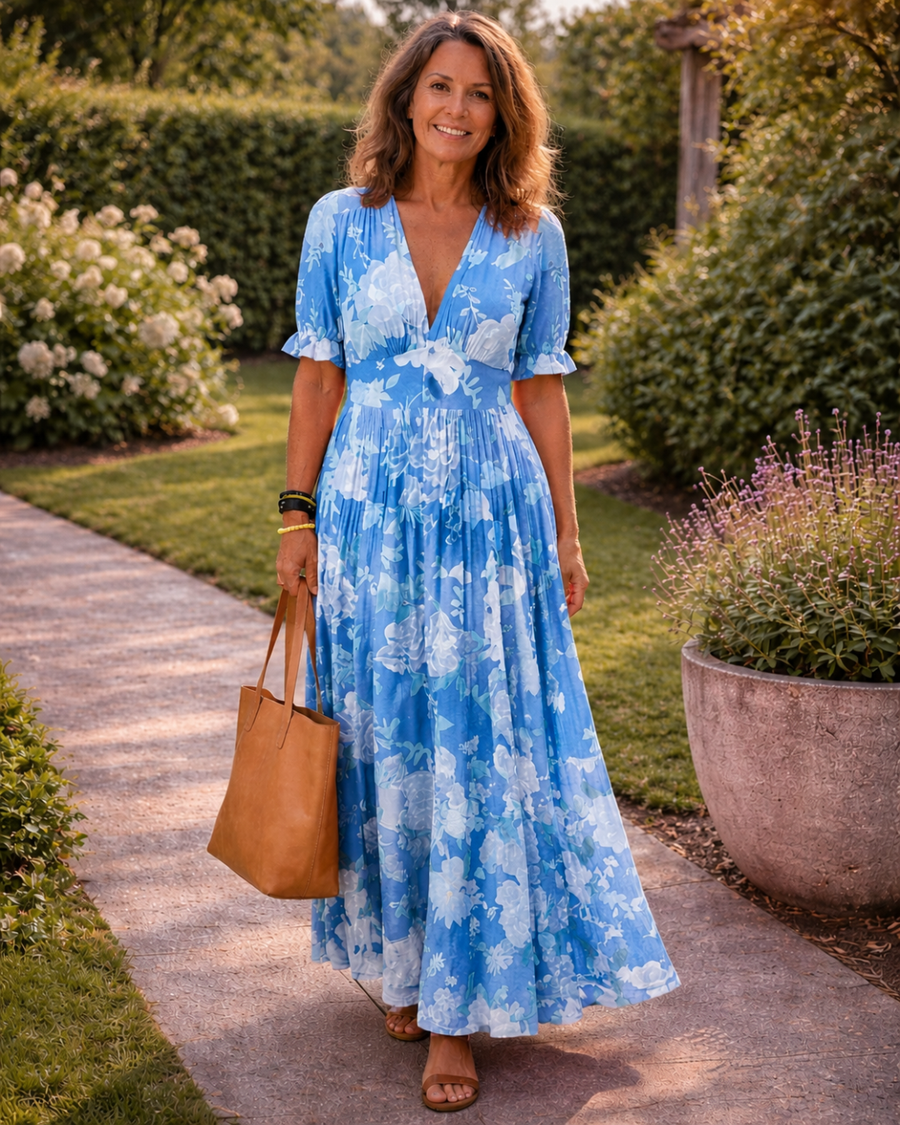 Ione™ | Elegant Floral Maxi Dress