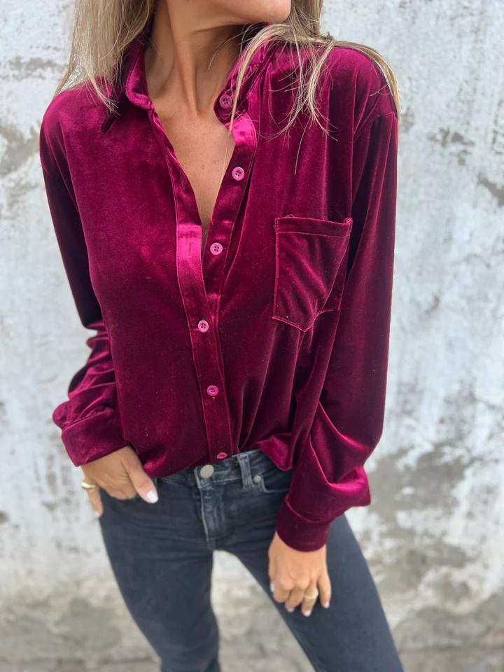Juliette™ | Velvet Shirt