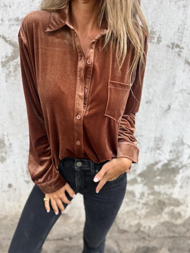 Juliette™ | Velvet Shirt