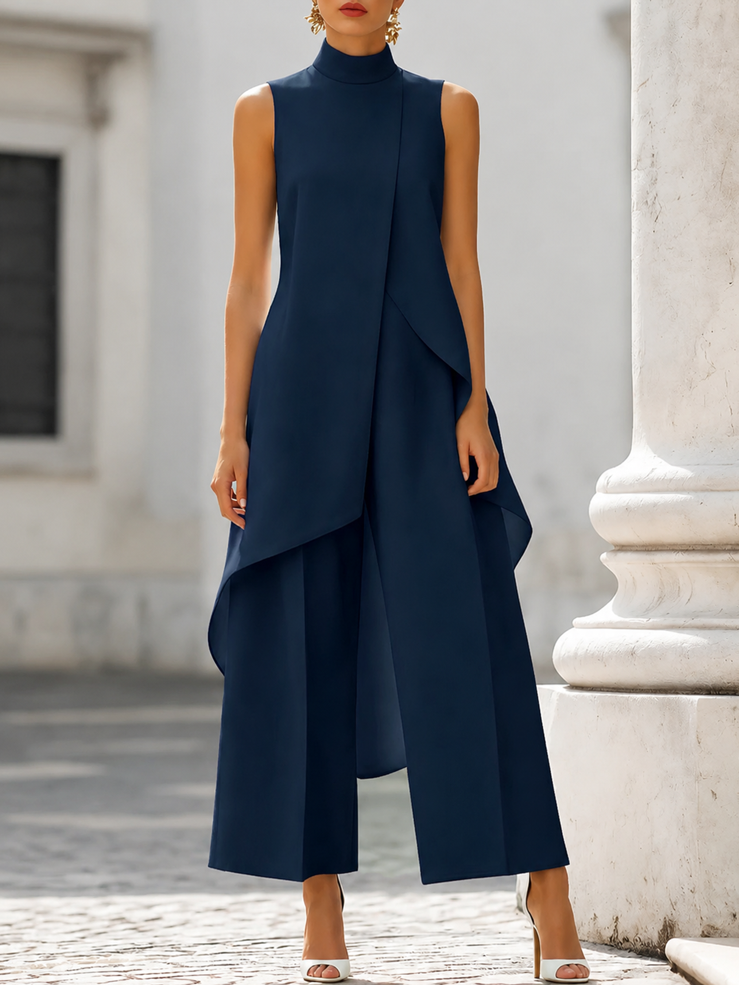 Martina | Long Elegant Drop Suit