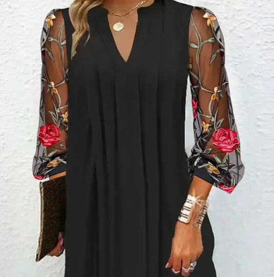 Éloise | Floral Sleeve Dress