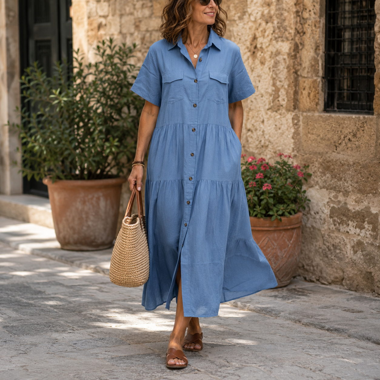 Sophia | Casual Elegant Midi Dress