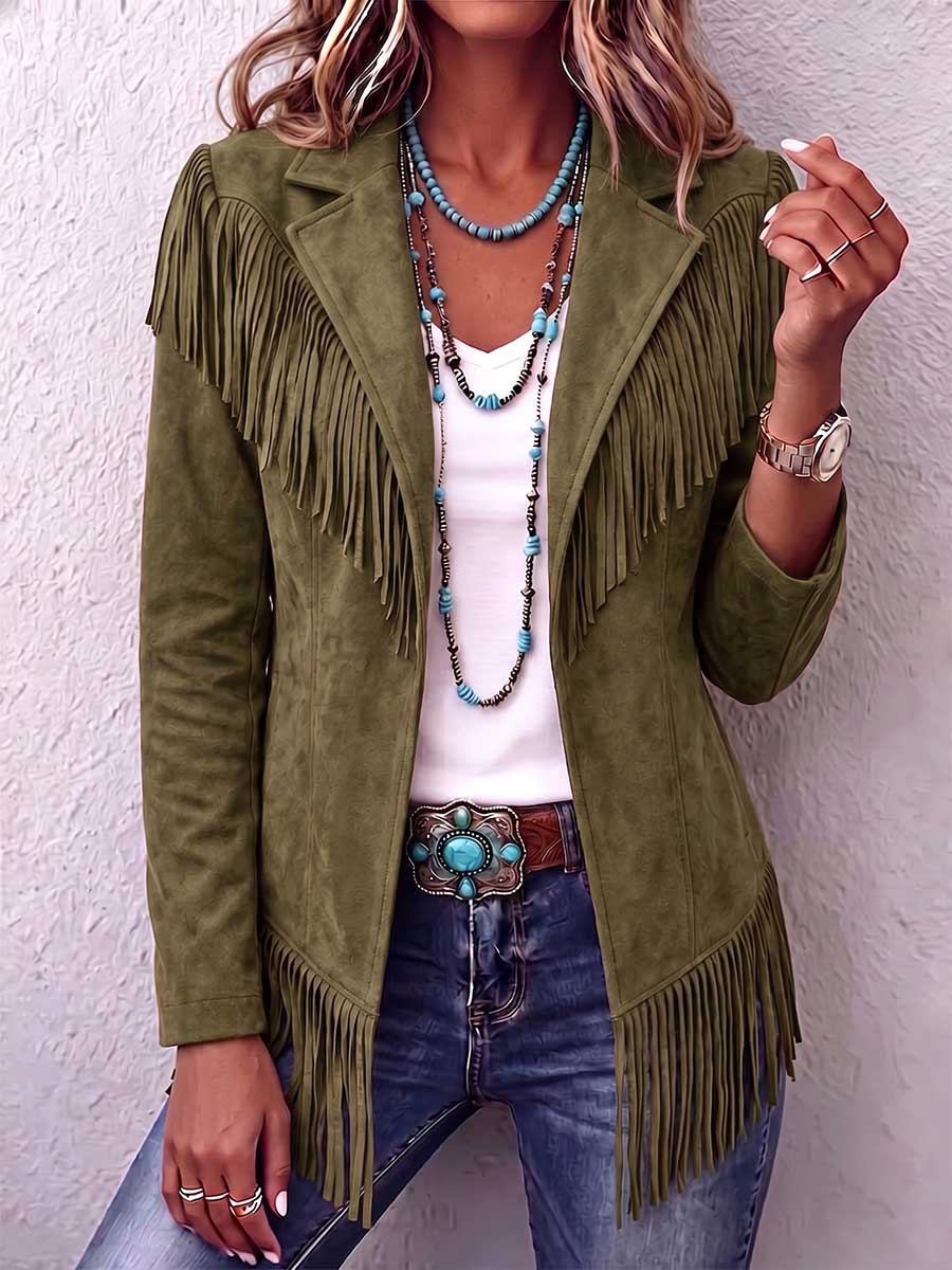 Harlow | Fringe Statement Jacket