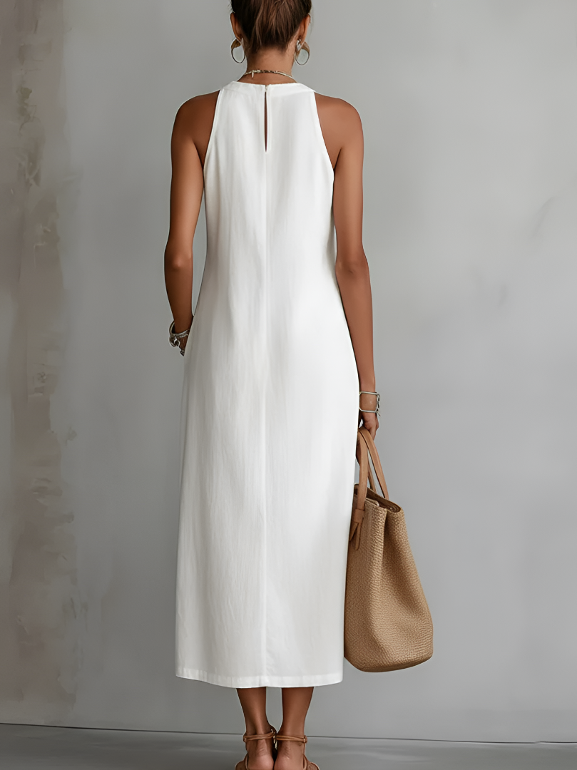 Rosalind | Sleeveless Elegant Midi Dress