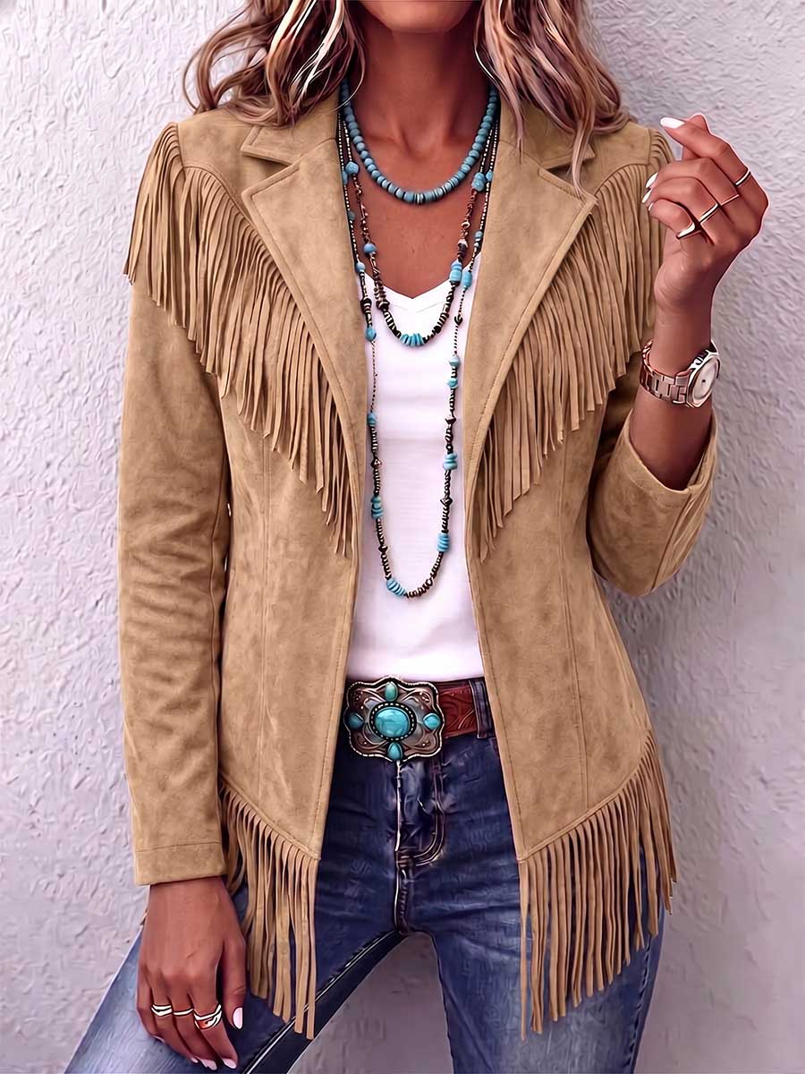 Harlow | Fringe Statement Jacket