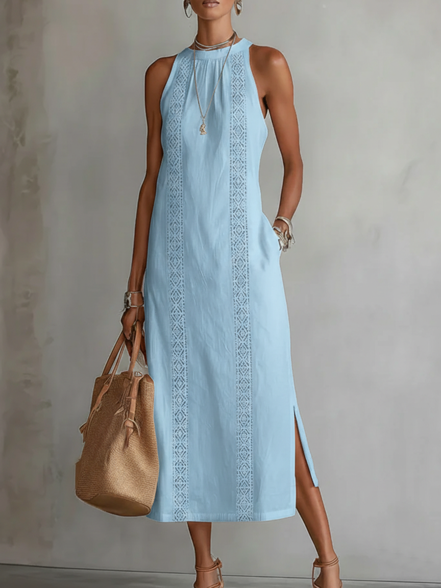 Rosalind | Sleeveless Elegant Midi Dress