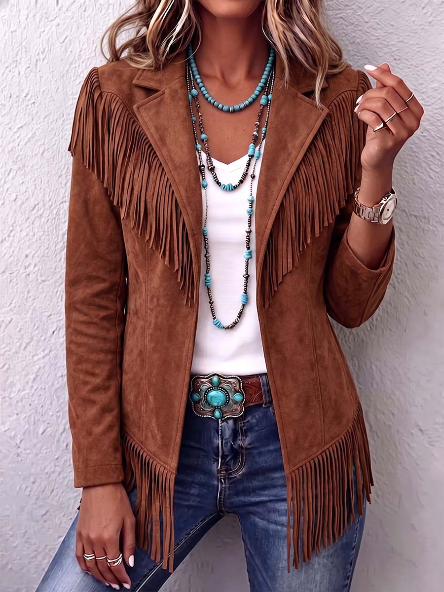 Harlow | Fringe Statement Jacket